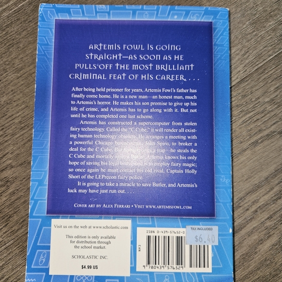 Bundle 5/$20. 5 Artemis Fowl books - Picture 5 of 11